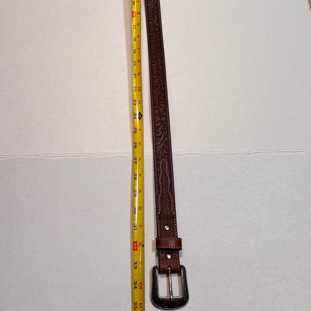 Cody James Vegan Leather Western Belt - Picture 5 of 5